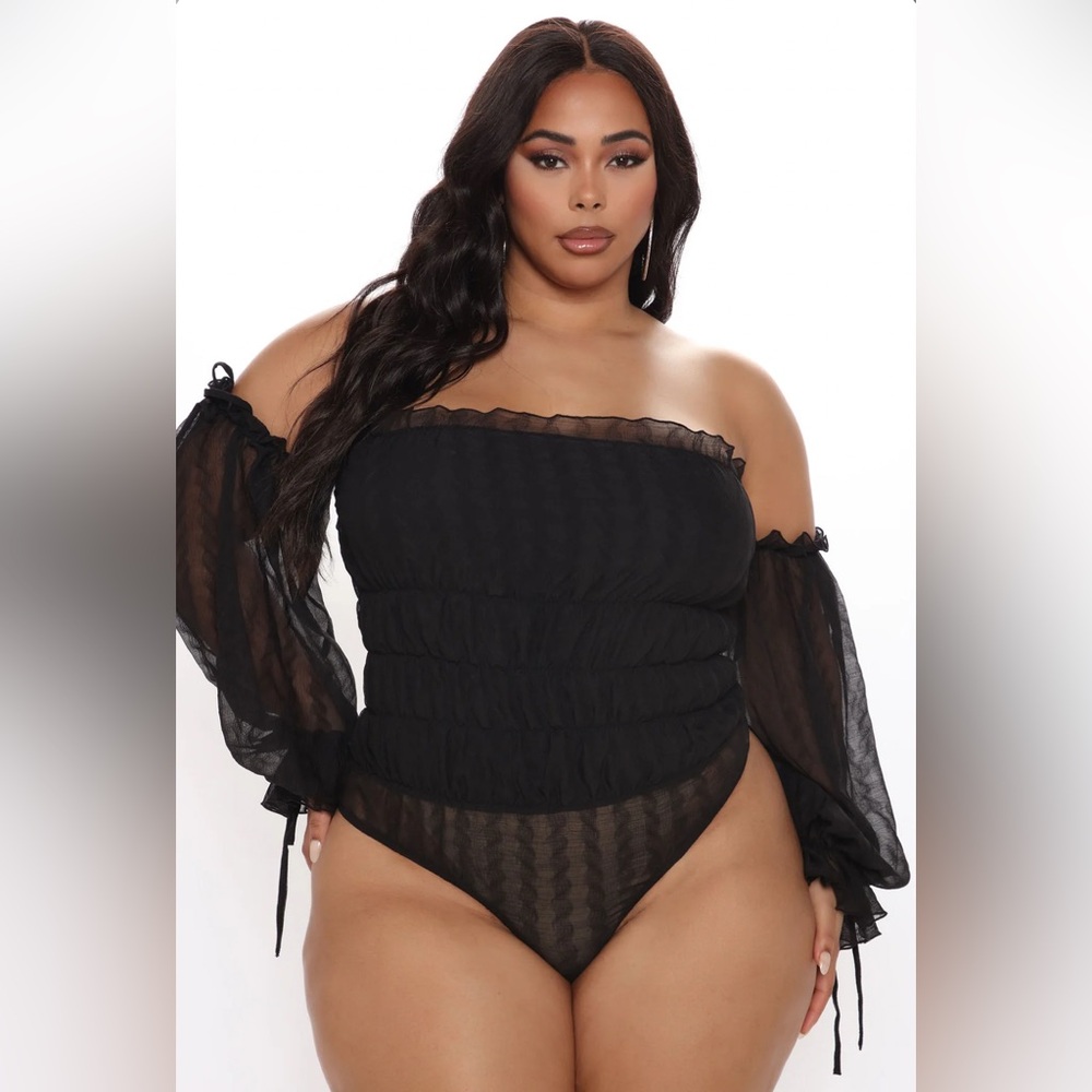 Seek Me Out Off Shoulder Bodysuit